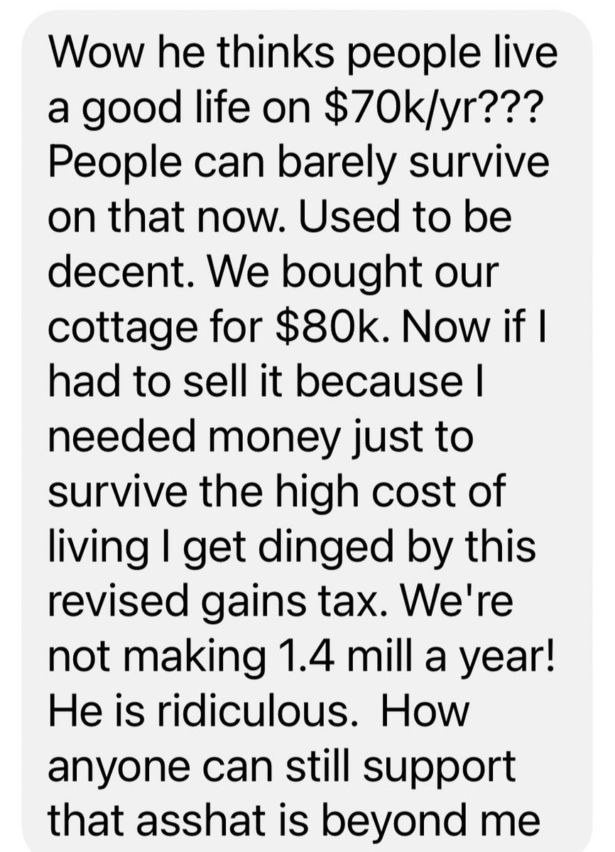 @JustinTrudeau From my neighbour ~ working for every penny. #capitalgains #realitycheck