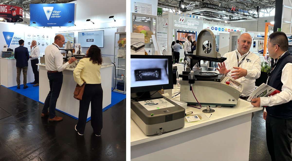 The guys are hard at work on the floor of #ANGACOM!

Visit Hall 7 Stand D55 for product demos and process discussions with our #fiberoptic technical experts, known for their vast manufacturing knowledge and experience.