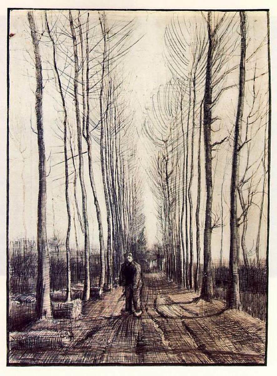 Poplar Trees, 1884 linktr.ee/vangogh_artbot