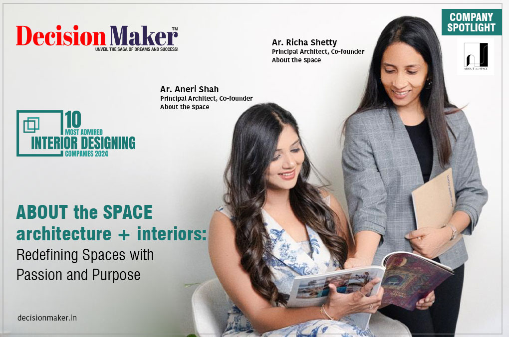 Ar Aneri Shah and Ar. Richa Shetty, the co-creators of About the Space,   

Read full article : 👉 decisionmaker.in/interior-desig…… 

#ArchitectureDesign #InteriorInspiration #HomeDecor #DesignIdeas #InteriorStyling #ArchitecturalDetails