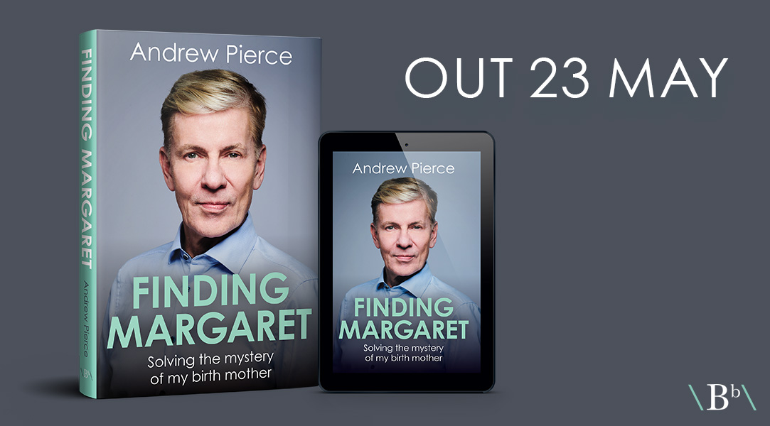 Be moved by Finding Margaret, the compelling tale of @toryboypierce’s search for his birth mother. Out 23 May | Pre-order: bitebackpublishing.com/books/finding-…