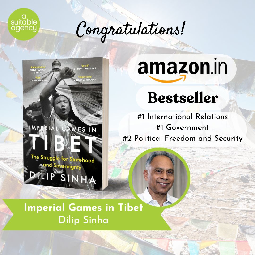 Super thrilled to see ‘Imperial Games in Tibet’ by former ambassador Dilip Sinha as #1 Amazon Bestseller in the International Relations and Government Books category as well as #2 Bestseller in Political Freedom and Security category. @PanMacIndia