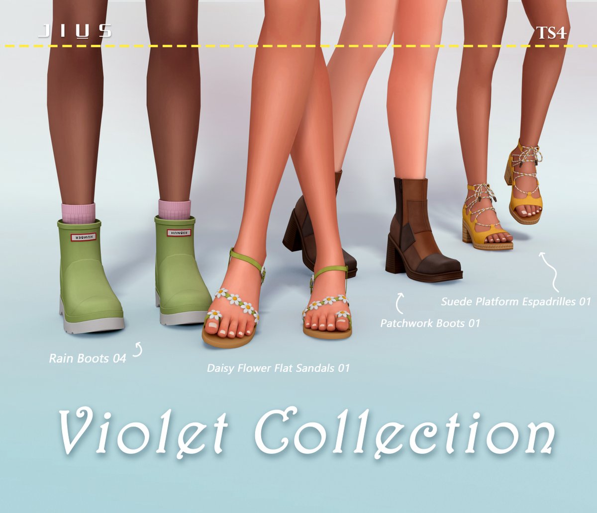 [Jius] Violet Collection
 Patreon ( Early access )
❤️Public release on 05 June, 2024❤️
#ts4 #ts4cc #thesims4 #thesims4cc