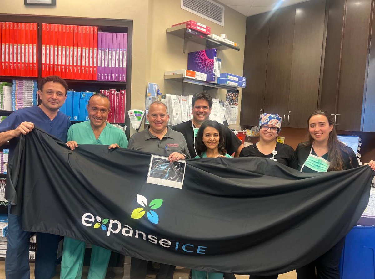 Scott S. Berman, MD, MHA, RVT, FACS, DFSVS (@sewveindoc) on Twitter photo First in man in the world perc thromb for DVT with treatment of MTS w Expanse ICE device w my partner Luis Leon and the expanse team <a href="/TweetPimaHeart/">PimaHeartAndVascular</a> First in man in the world perc thromb for DVT with treatment of MTS w Expanse ICE device w my partner Luis Leon and the expanse team <a href="/TweetPimaHeart/">PimaHeartAndVascular</a>