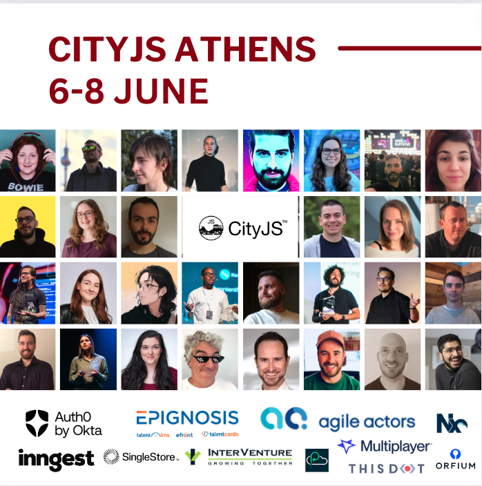 24 Days to go this is our Full Line up for #CityJSAthens   We got an incredible lineup  just a few  RSVP now - athens.cityjsconf.org

<a href="/psybercity/">Katerina Skroumpelou 🦋</a>
<a href="/LenaLekkou/">Lena Lekkou</a>
<a href="/erikras/">Erik Rasmussen 👨‍💻🇺🇸🇪🇸</a>
<a href="/prodromouf/">Fanis Prodromou</a>
<a href="/kadikraman/">Kadi Kraman 💚</a>
<a href="/ManfredSteyer/">Manfred Steyer</a>
<a href="/n_dr27/">Nemanja Drobnjak</a>
<a href="/farisaziz12/">Faris Aziz</a>
<a href="/fadamakis/">Fotis Adamakis</a>
<a href="/martaimv/">Marta Vasconcelos</a>
<a href="/phenomnominal/">✨ craig ✨</a>