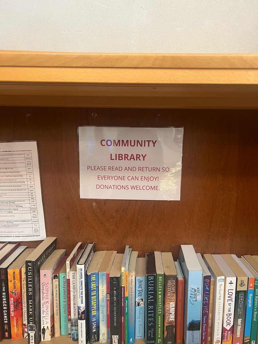 Did you know we have a community adult and kids library? 📚 

Take and donate as you feel best ❤️😊