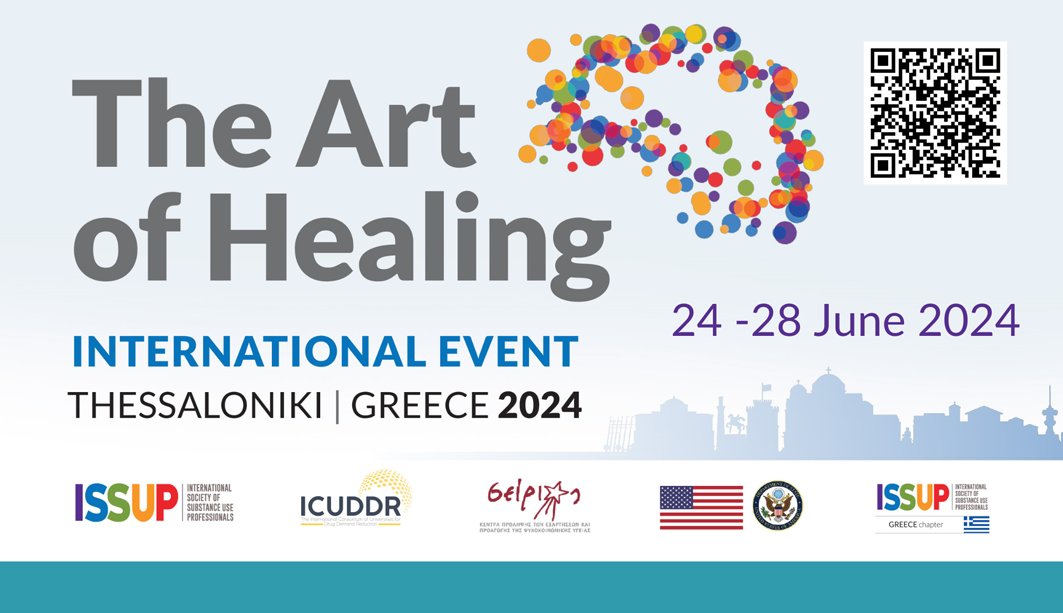 🚨 We're just over one month away from the Art of Healing Conference in Thessaloniki! The event is free to attend so come along for plenaries, workshops, and training sessions, and cultural events. Learn more ➡️ ow.ly/zzhz50RFrHx Register here ➡️ ow.ly/V3lP50RFrHw