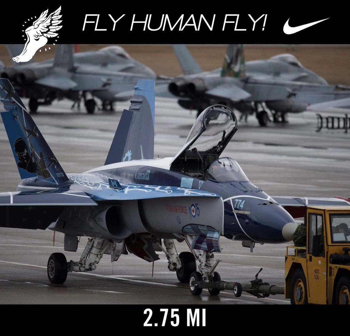 Not too many can say they love what they do for a living….I can! 😊 Yup, that’s our equipment towing fighters along the runway. Fly Human Fly! 🛩️🚜😀
#MorningRun #Running #Runner #Run #HealthyHabits #HealthyLifestyle #HOKA #Mach6 #Nike #JustDoIt #ComeRunWithUs #NRC #FlyHumanFly