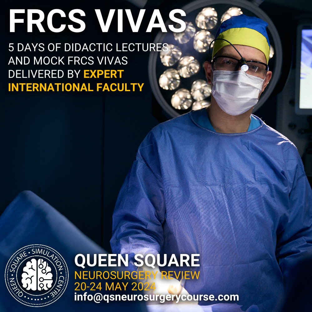 Have you signed up to our world-famous neurosurgery review course? It's coming very soon, small number of places still available! Expert faculty delivering sessions perfect for those preparing for FRCS uclhcharitycourses.com/courses/queen-…