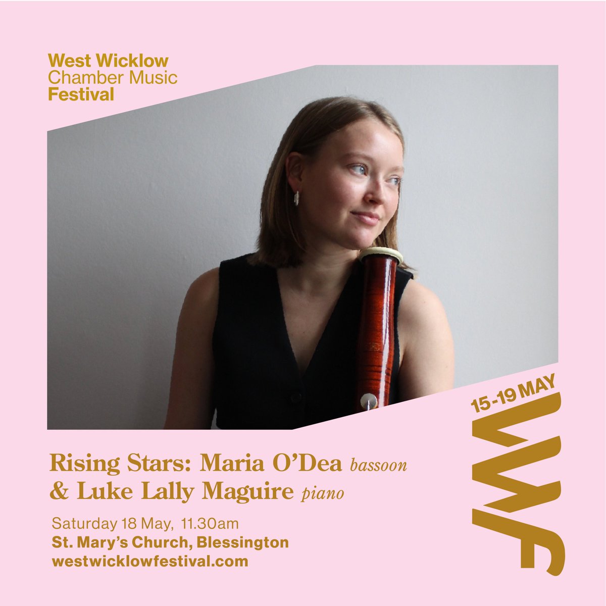💫This Saturday 18 May @WestWicFestival : Rising Stars Maria O’Dea (bassoon) & Luke Lally Maguire (piano) present new work by Dublin-based composer Abigail Smith. CMC is delighted to host an interview with Abigail as part of this event. Info & booking 🔗 westwicklowfestival.com/whats-on/risin…