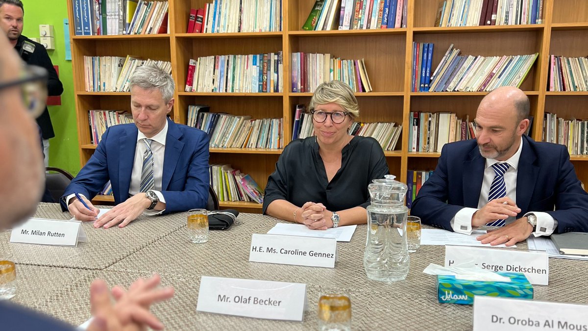 🇧🇪 The Minister of Development Cooperation is currently in the Middle East to discuss the humanitarian crisis in the region, the status of the cooperation programme between Belgium and Palestine, and the reconstruction of #Gaza.