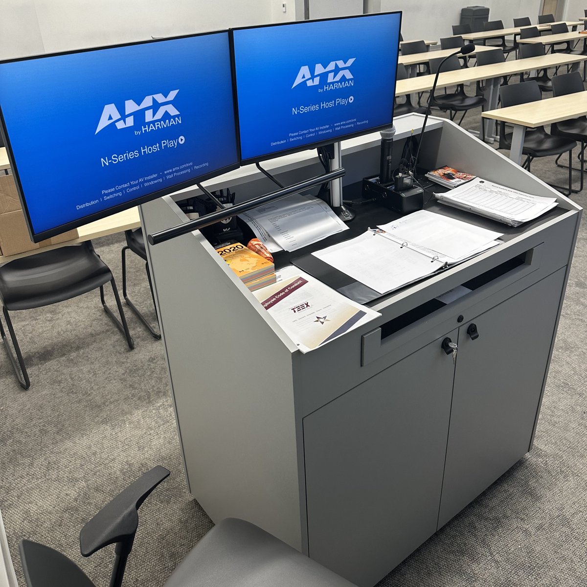 If you’re presenting in a classroom, lecture hall, or conference room, our lecterns and presentation furniture are the perfect addition to any learning environment.
#systemintegration #avready #lecterns #podiums #avfurniture #avtweeps #ADAfurniture #credenza #avrack