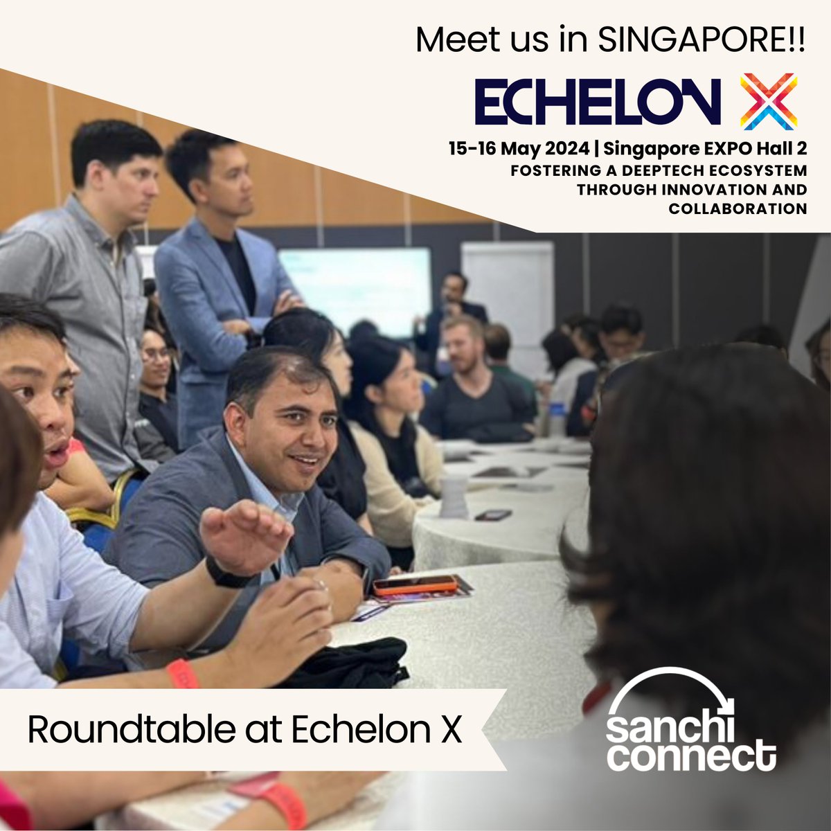SanchiConnect (@sanchiconnect) on Twitter photo Roundtable at #EchelonX event in #Singapore!!
<a href="/SanchiConnect/">SanchiConnect</a> participated in discussions on the market potential and growth opportunities for #Indian #deeptech #startups in the Philippines. Roundtable at #EchelonX event in #Singapore!!
<a href="/SanchiConnect/">SanchiConnect</a> participated in discussions on the market potential and growth opportunities for #Indian #deeptech #startups in the Philippines.