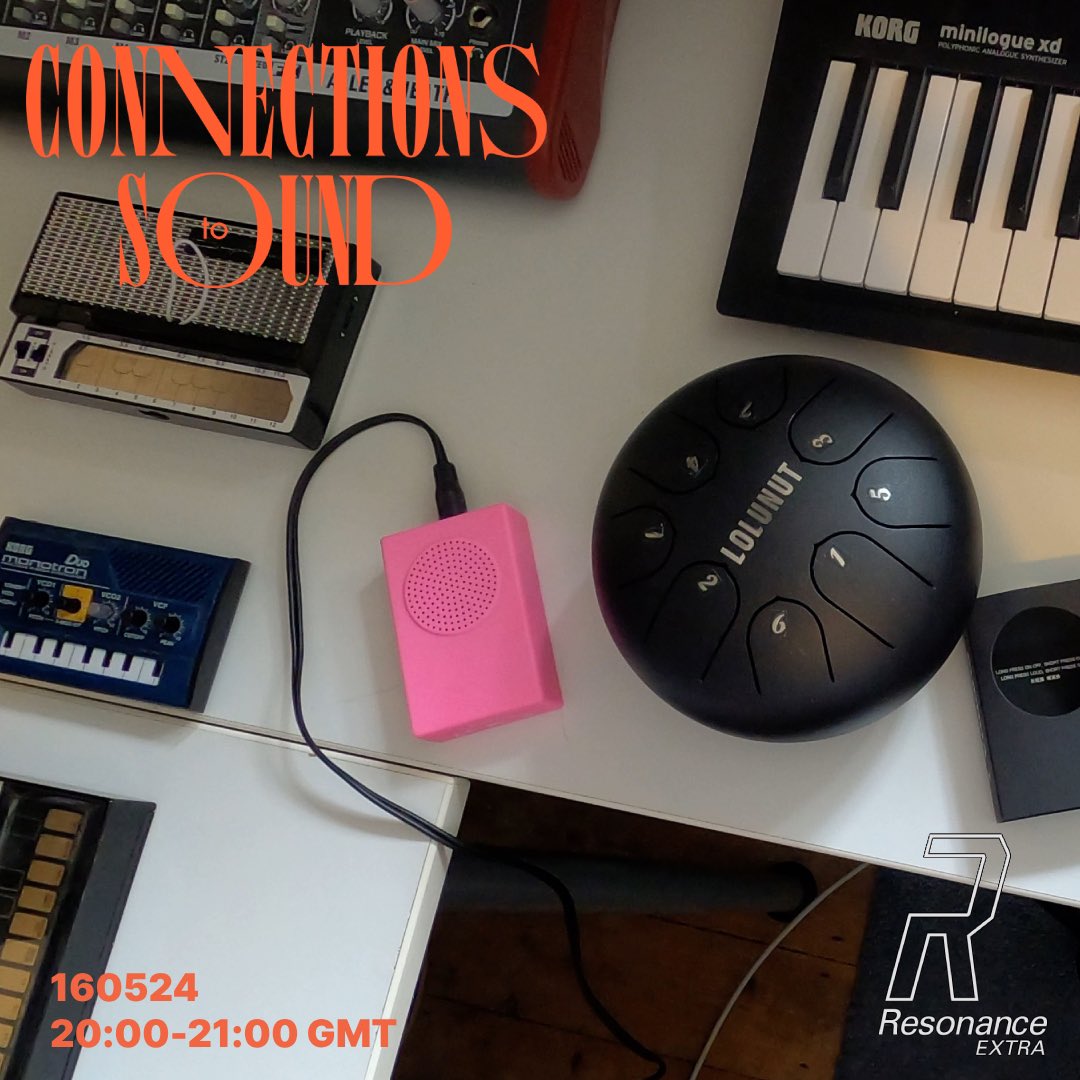 Tomorrow the monthly instalment of Connections to Sound on air 20:00 @ResonanceEXTRA Set your reminders - I’ll be delving into non human language adopted in unique compositions.. 💻 📻📡