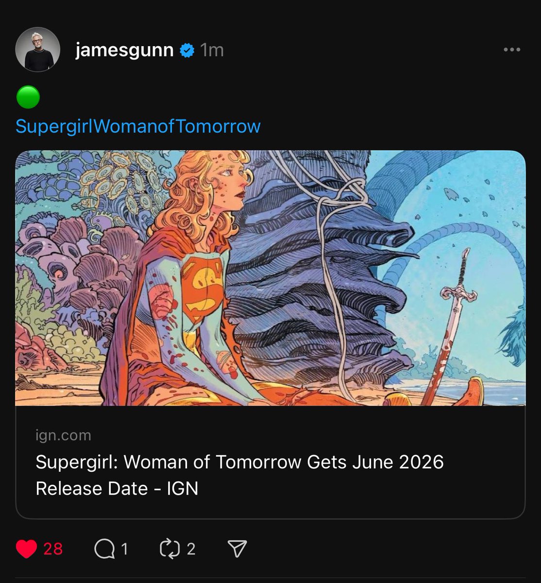 #SupergirlWomanofTomorrow