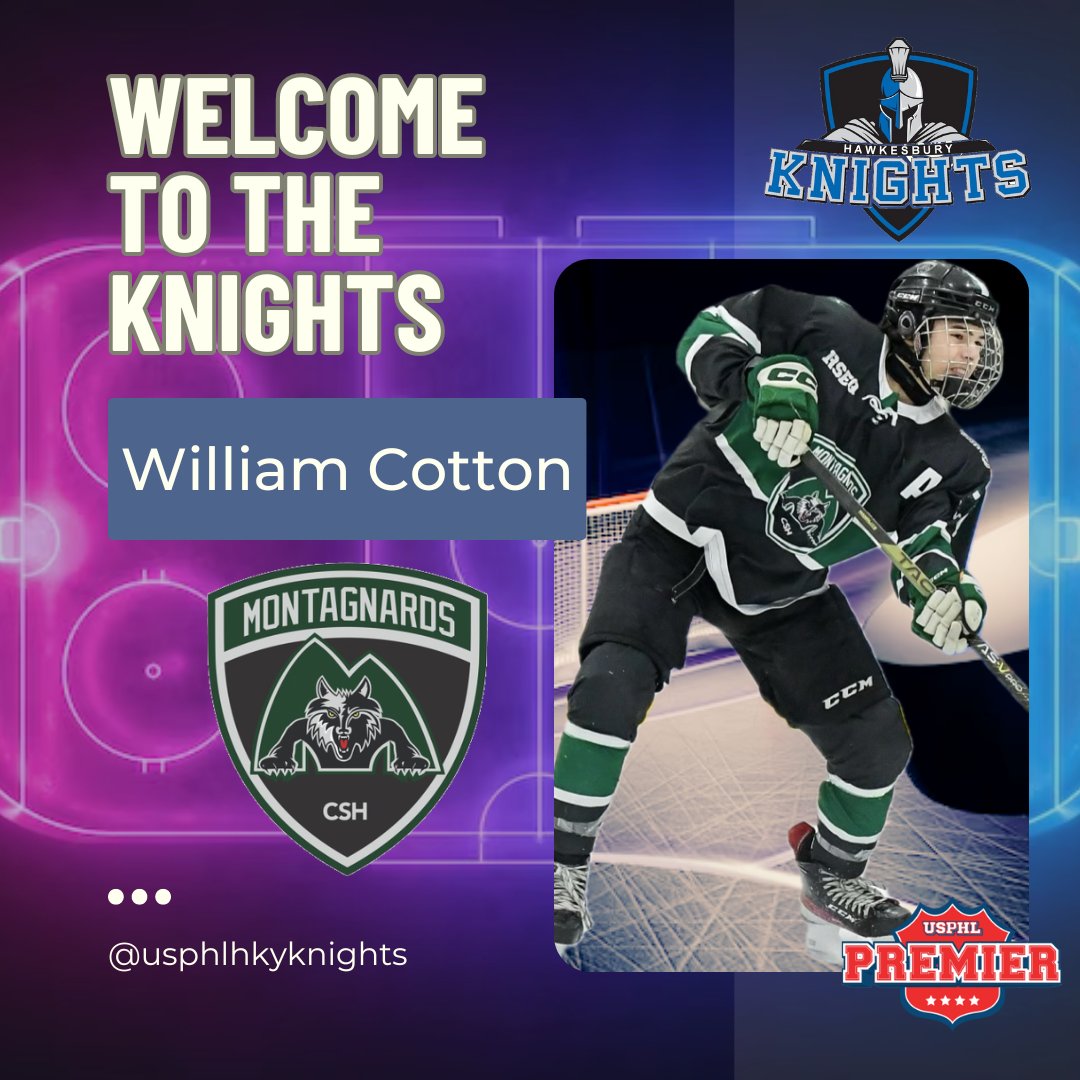 William is an offensive force on the D. He was 3rd in his team scoring & helped win their league championship. The Knights will look for him to continue to put up numbers from the point next season  Welcome to the Knights, William! eliteprospects.com/player/747954/………
@USPHL#jrhockey