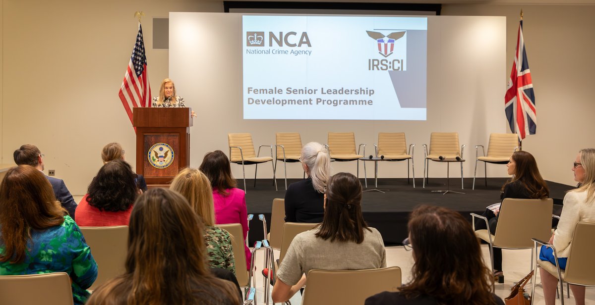 Today I welcomed future women leaders from @IRS_CI and @NCA_UK to the Embassy for a day of learning and networking. Programs like this are incredibly valuable for any woman who wants to move up. If we want more women in leadership roles, organizations need to devote more