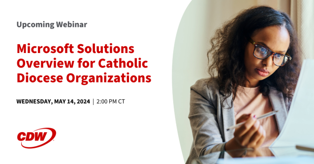 Do you qualify as a Microsoft Charitable Organization? Join our upcoming webinar to learn about CDW and Microsoft's partnership, which offers aid to charitable and educational organizations. RSVP today! dy.si/qovHhv