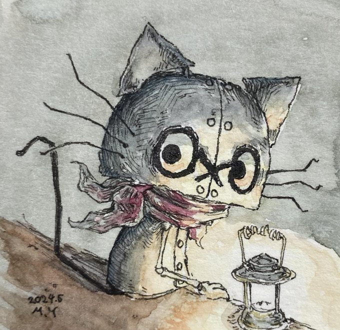 「cat painting (medium)」 illustration images(Latest)