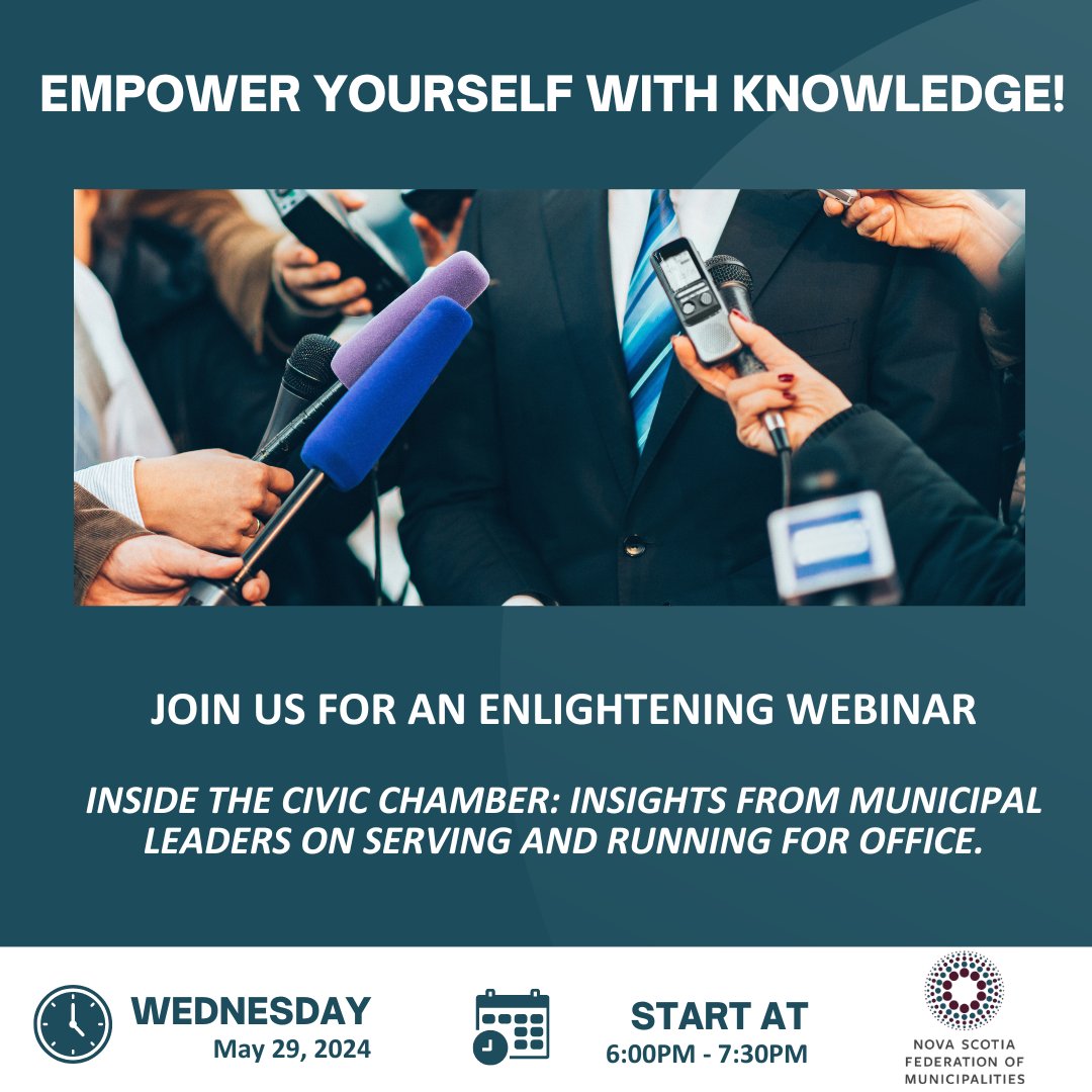 Empower yourself with knowledge! Join us for an enlightening webinar where you'll learn about the challenges and triumphs of running for municipal office. Register now! loom.ly/nJE7EAA #NSFMEducation #CampaignTrail