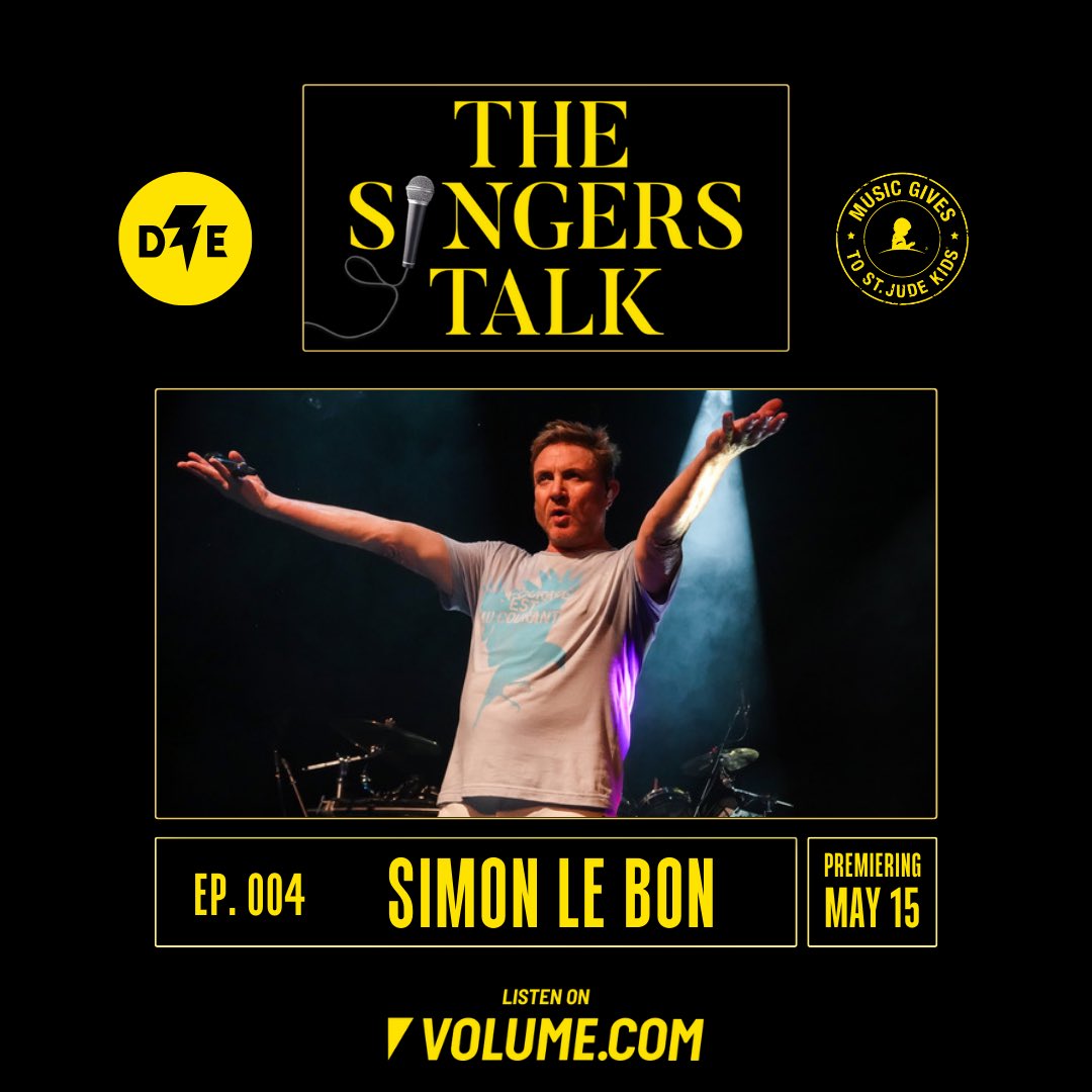 Catch Simon on The Singers Talk podcast, premiering today and available on Volume.com or wherever you get your podcasts. Proudly supporting musicgives to St. Jude Kids ! Listen here: linktr.ee/TheSingersTalk