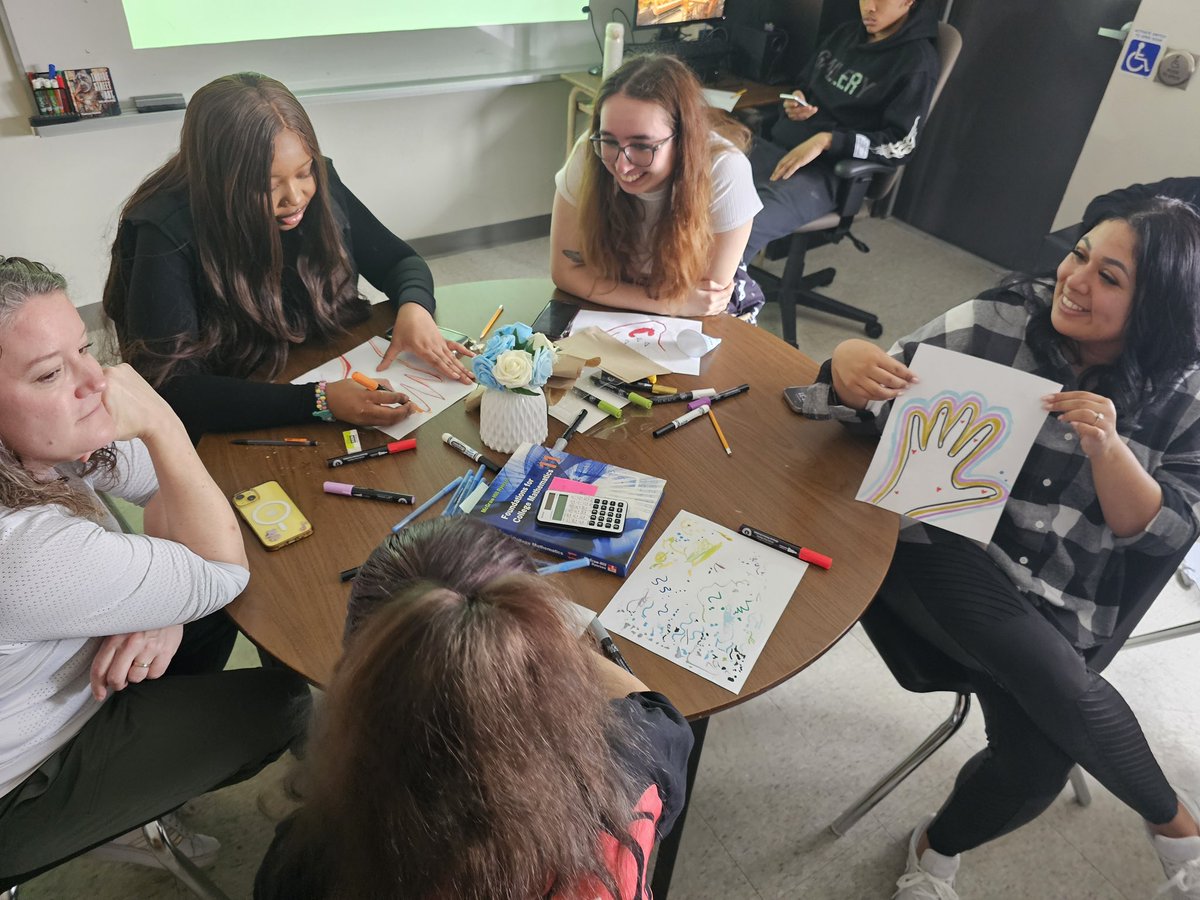 Students and staff explored Indigenous identity and issues through art. Guest Speaker and Indigenous Knowledge Keeper, Shannon Paul, presented on how art plays an important role in Indigenous identity. The students participated by creating their own art to honour their ancestors.