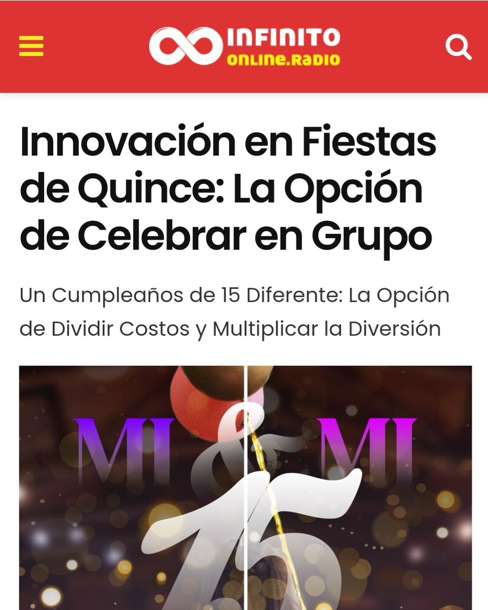infinitoonline.com.ar/innovacion-en-… #quinceañeras