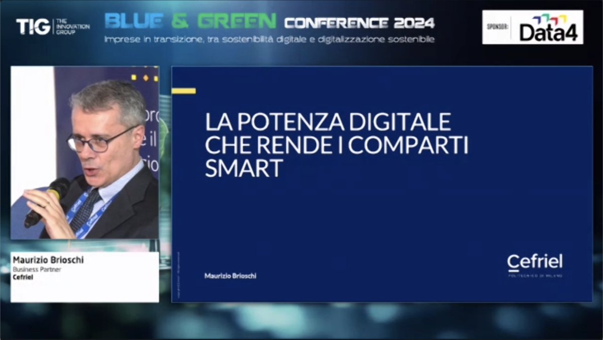 Sostenibilità implica l'idea di sostenere o mantenere qualcosa nel tempo garantendone continuità e resistenza, senza sprechi e complessità. Noi siamo andati alla ricerca di ecosistemi digitali che rispettassero questi criteri @BrioschiMau Business Partner @Cefriel #TIGbluegreen