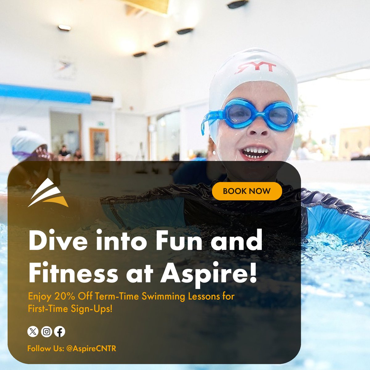 Experience the joy of swimming with our expert instructors and state-of-the-art facilities. Sign up today and make a splash this term with unbeatable savings!
aspirecentre.com/swimming-lesso…
#SwimmingLessons #Earlsfield #Southfields #SW18 #TermTime #SwimmingPool #LeisureCentre