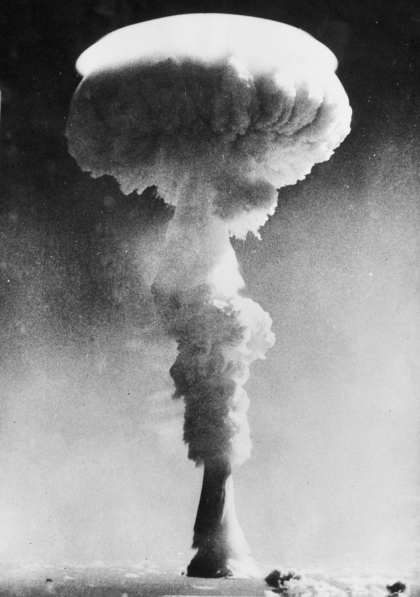#onthisday 15 May 1957 – At Malden Island in the Pacific Ocean, Britain tests its first hydrogen bomb in Operation Grapple. Operation Grapple was a set of four series of British nuclear weapons tests of early atomic bombs & hydrogen bombs carried out in 1957 & 1958 at Malden