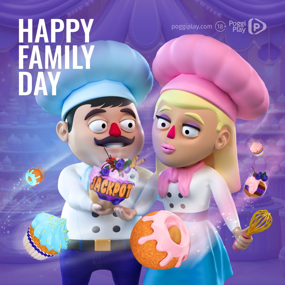 PoggiPlay's tweet photo. We love you 💜 

Players, partners, team - happy Family Day! 
Thanks for being the irreplaceable part of our PoggiPlay Universe 🌏

Let's share this cake straight from the Blueberry Island together! 
https://t.co/z1VUaPl9Bu

#FamilyDay2024 #family https://t.co/3nr1PNjDUL