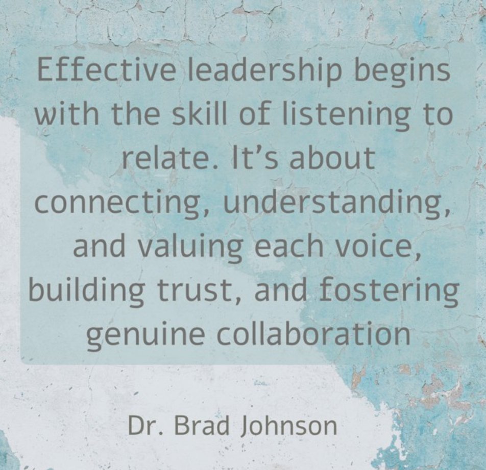 Listening to relate is a skill.