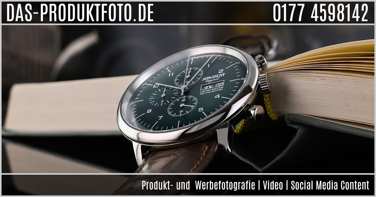 DAS-PRODUKTFOTO.DE | DER-UHRENFOTOGRAF.DE bietet Ihnen über 20 Jahre Erfahrung in der professionellen Uhrenfotografie für Uhrenmarken aus aller Welt.

Fragen? Dann fragen: 0177 4598142

#Uhrenfotograf #Uhrenfotografie  #WatchPhotographer  #Watch_Photographer