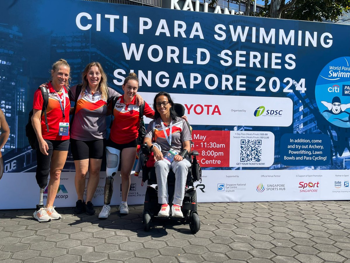 Mañana comienzan las Series Mundiales de #Singapur 🏊‍♀️🏊‍♂️🏊‍♀️

Estamos muy atentos a
Teresa Perales y Beatriz Lérida, del #TeamESP 🇪🇸
Almudena Quereda del @NatacionLiceo 
Carlos Martínez del @CNPOZUELO 
🏊‍♀️🏊‍♂️🏊‍♀️
#swimming #paraswimming @Fundacion_ONCE @teresa_perales @lcgd62