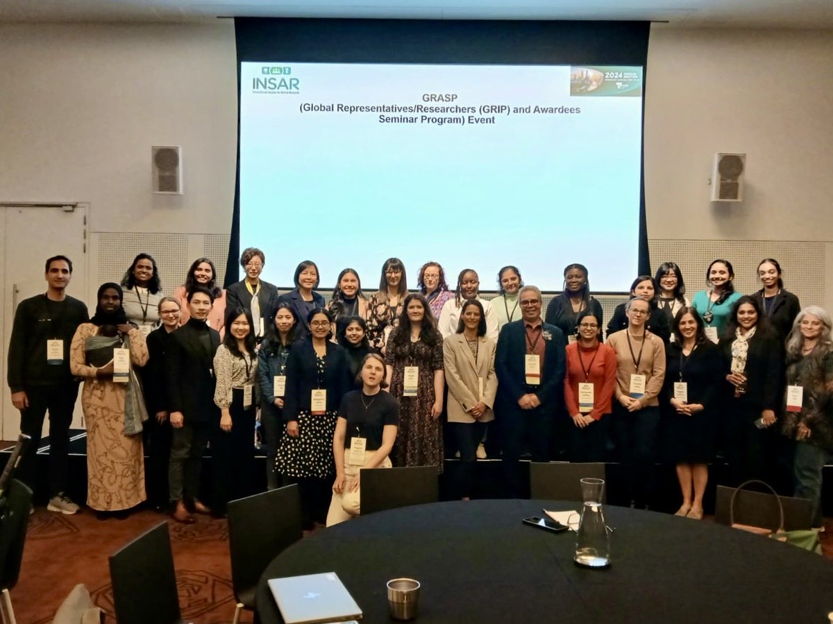 OscarWongWH's tweet photo. Happy to join the GRIP of ⁦@AutismINSAR⁩ and meeting new faces and friends! ⁦@sowmyashreekaku⁩ ⁦@msburrone⁩ ⁦@EvdokiaAnagn⁩ #INSAR2024 https://t.co/I82kwogDBz