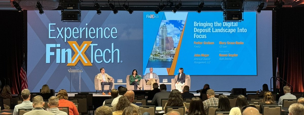 Mike Horrocks (@mikehorrocks) on Twitter photo Love how the pendulum is back on #deposits and looking forward to the <a href="/Fin_X_Tech/">FinXTech</a> panel with <a href="/hifinotta/">Finotta</a>, <a href="/CDValet/">CD Valet</a> and <a href="/DepositCo/">American Deposit Management</a> showing the value of the entire deposit growth process. <a href="/bakerhill/">Baker Hill</a> <a href="/BankDirector/">Bank Director</a> Love how the pendulum is back on #deposits and looking forward to the <a href="/Fin_X_Tech/">FinXTech</a> panel with <a href="/hifinotta/">Finotta</a>, <a href="/CDValet/">CD Valet</a> and <a href="/DepositCo/">American Deposit Management</a> showing the value of the entire deposit growth process. <a href="/bakerhill/">Baker Hill</a> <a href="/BankDirector/">Bank Director</a>