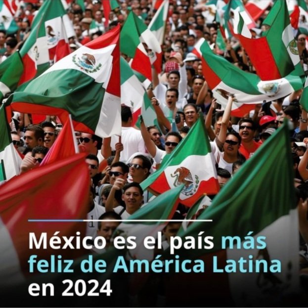 México es el país más feliz😊 de #AméricaLatina