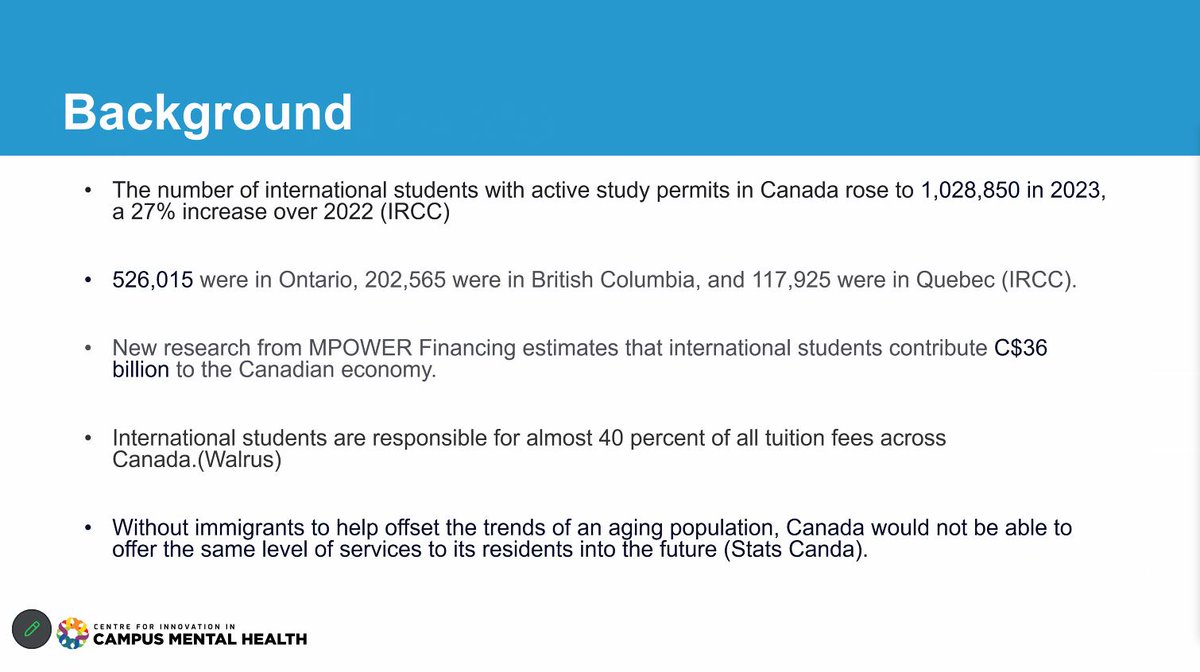 Here are some stats on International Students ⬇️