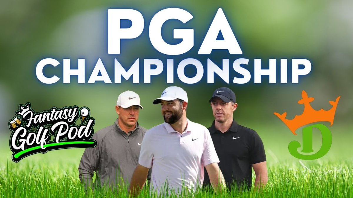 PGA Champs Pod LIVE at NOON ET:
- Free Squares ✅
- Clowns to click 🤡
- Ownership 💻
⛳️: youtube.com/live/GChgo9JEQ…

#PGADFS #PGAChampionship #FantasyGolf #DraftKings