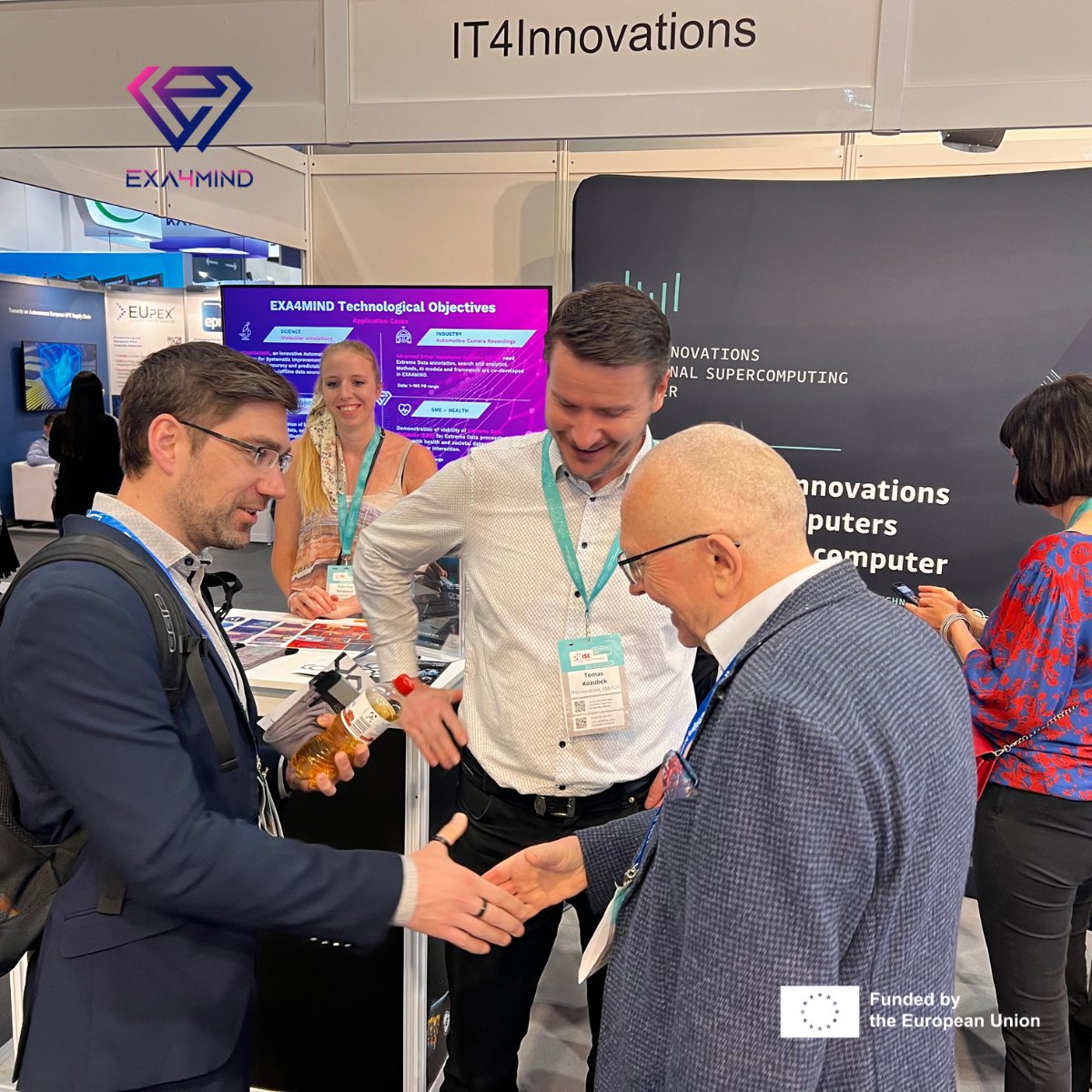 ISC High Performance 2024 is in full swing!

Jan Martinovič and Martin Golasowski from @IT4Innovations are present at the conference promoting EX4MIND at booth #J22, do not miss it!

More information on EXA4MIND participation at the conference ➡️exa4mind.eu/2024/05/10/exa…