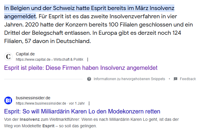 Milliardäre sind Milliardäre weil es Genies sind, oder? 🤔

Naja, bei Galleria (Kaufhof & Karstadt) und bei Esprit scheint Genie alleine jedenfalls nicht auszureichen. 🤭