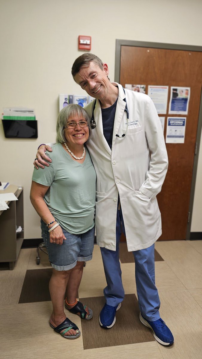 They say breaking up is hard to do but there’s no smile quite like that of a patient cured of cancer who doesn’t need their oncologist any more