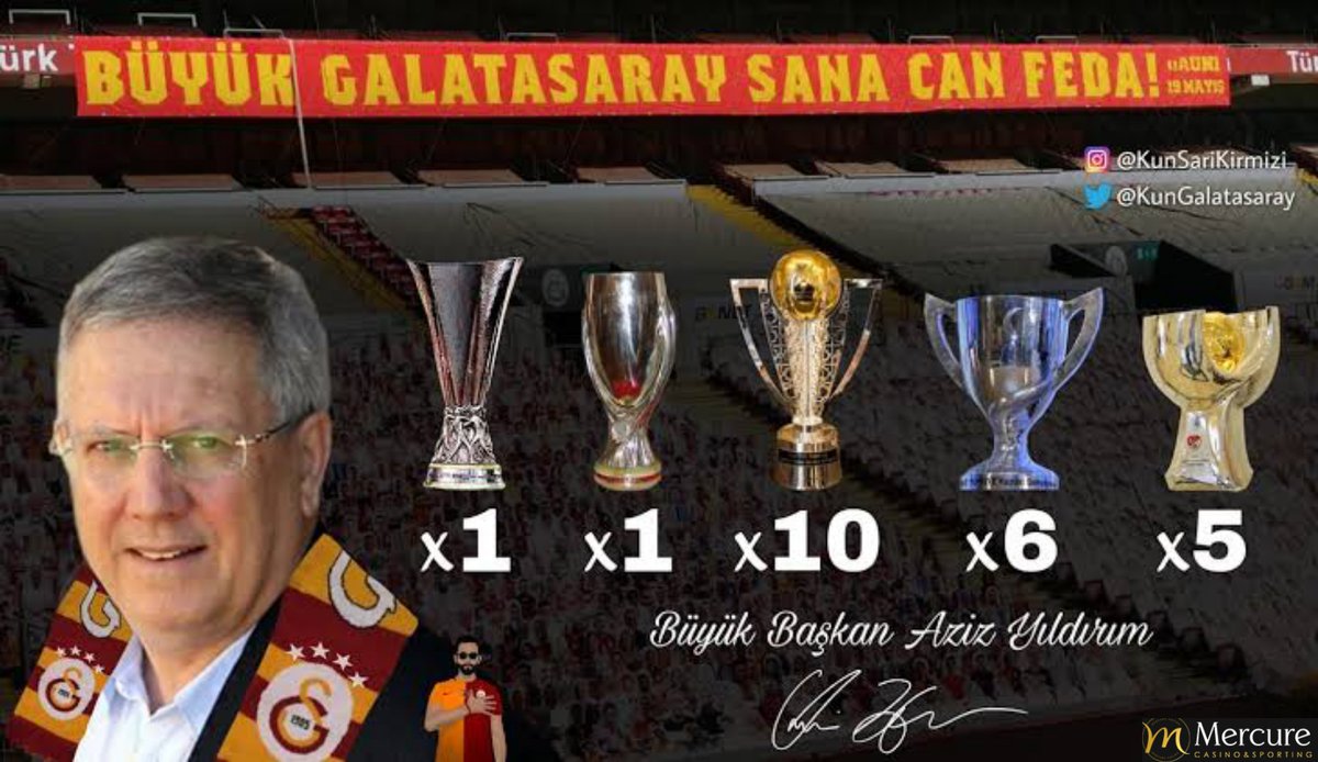 Aziz Yıldırım Galatasaray efsanesidir