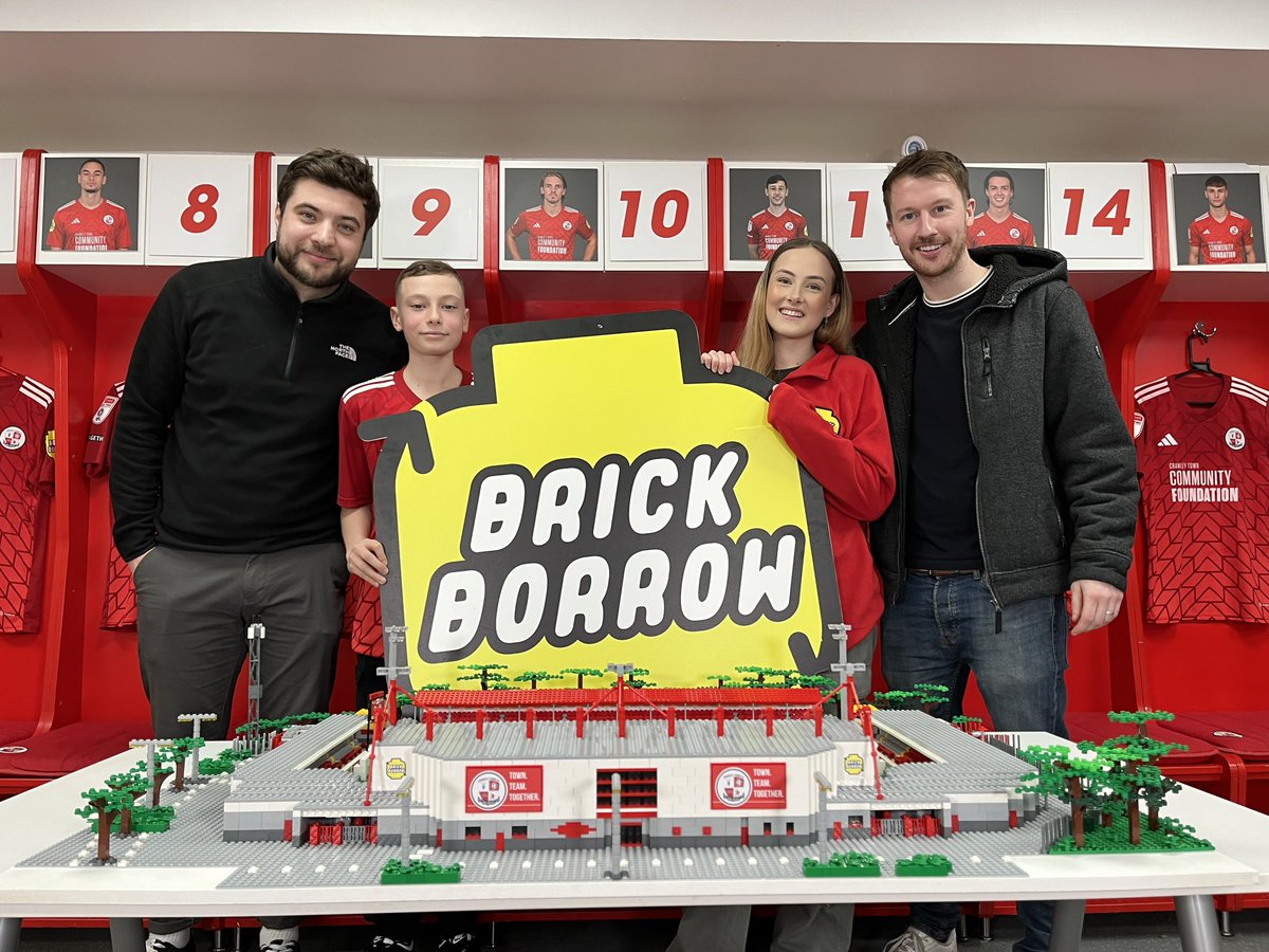 So happy that these guys are going to Wembley with @crawleytown 🎉

Without people like @BrickBorrow I couldn’t keep building #Lego stadiums

🙏🙏🙏🙏🙏🙏🙏🙏🙏

So when you ask me to build your club’s stadium it is guys like this who help make it happen 👍

#TownTeamTogether