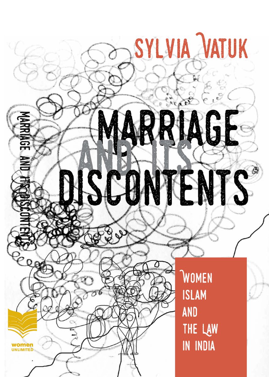Vatuk’s account, based on exhaustive empirical data from south India, is the first comprehensive study on how Muslim women negotiate MPL, the family courts and extra-judicial options in order to exit marriages that no longer work. womenunlimited.in/catalog/produc…