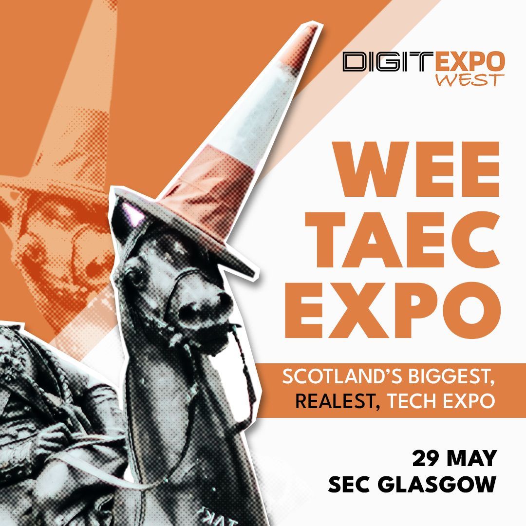 Scotland’s biggest tech expo is 100% real and in person, which means you get to be up close and personal with the future. It’s about to get real, real fast. #DIGITExpoWest #TechEvent #Glasgow