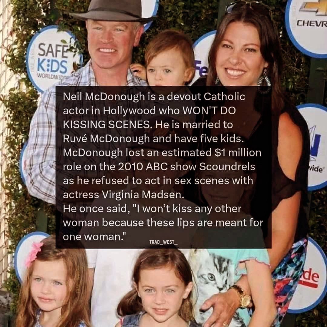 Got to respect a man who stays true to his convictions.
I’m sure he has lots of opportunities to act out of line, but instead he took a very public stance on his commitment to his wife. I salute you @nealmcdonough 

The world needs strong men 💪
#enteringmanhood #marriagegoals