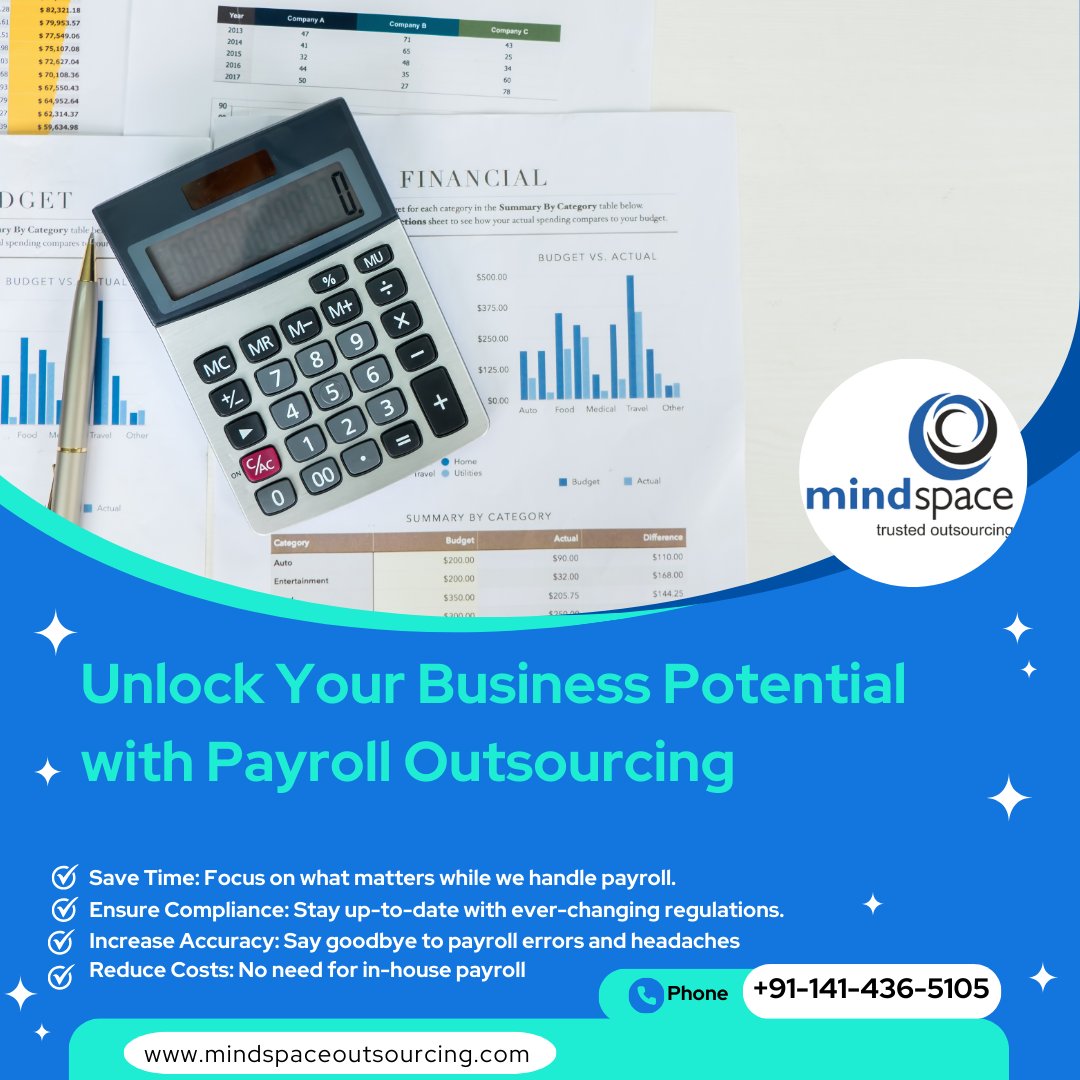 Outsource your payroll and focus on growing your business! 💼✨ 

#PayrollOutsourcing #BusinessGrowth #Payroll #MindspaceOutsourcing