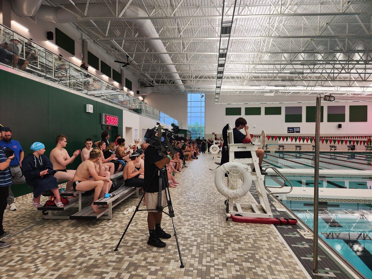 Outstanding swim clinic with 3x Olympic champion Rowdy Gaines on International Water Safety Day. Great partnership with Lawrence North High School, Lawrence Swim Team, Indiana Sports Corp, & USA Swimming! Olympic Trials in Indy this June! @KyleNeddenriep @ltgoodnews @LNHSwildcats
