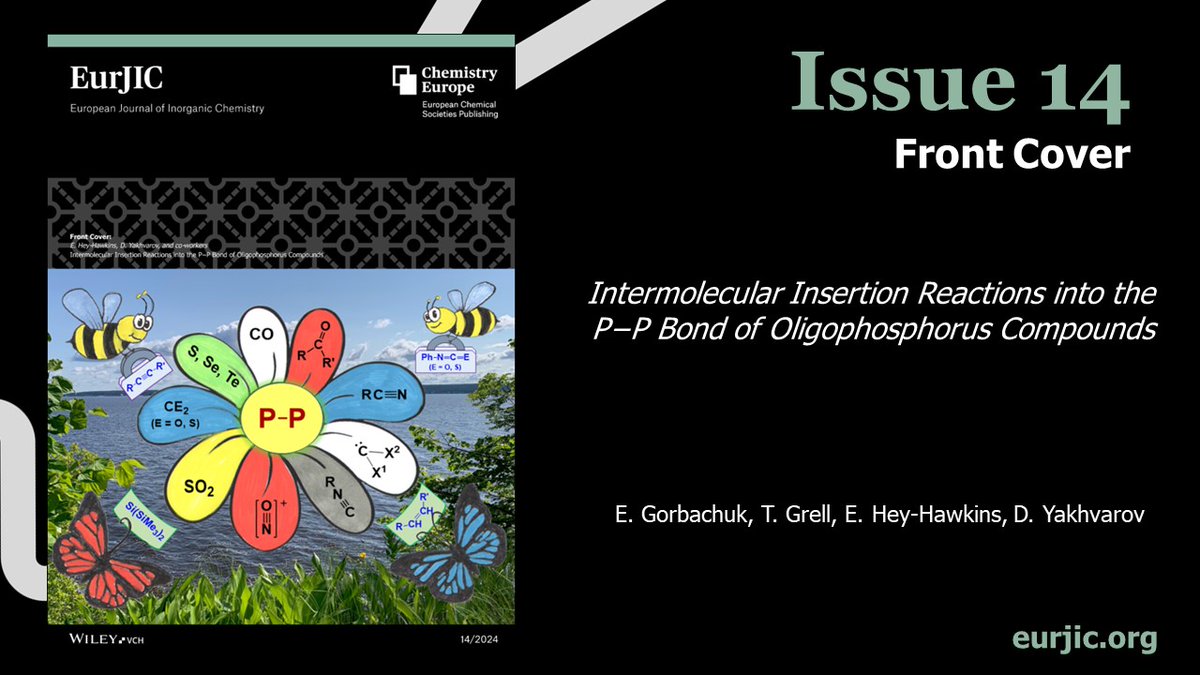 Issue 14 is online!⭐️It features articles by @FluorianKraus, Gyula Tircsó, Koichiro Takao and more. Have a look! bit.ly/CurrentEurJICI…